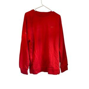 Hall Of Fame XL Red Crew Neck Sweatshirt
